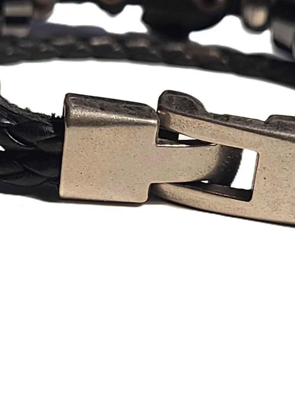 Multiple Strand Black NAVY Miliary Anchor Rope Bead Bracelet Charm Braided